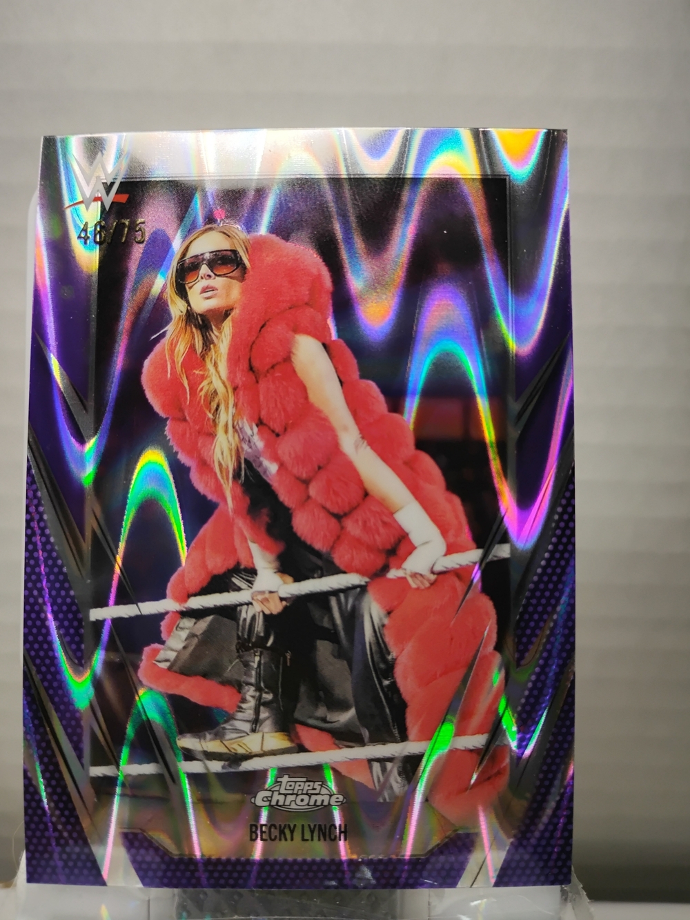 2026 Topps Chrome Wwe Becky Lynch #11 Purple Refractor 46/75